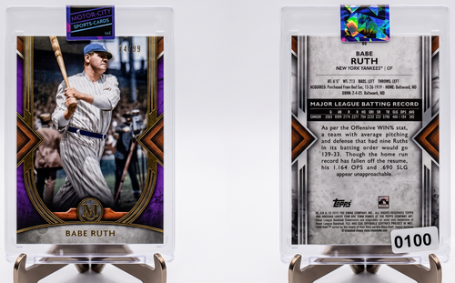 2013 Topps Museum Collection Babe Ruth #66 Blue Parallel 70/99 NY Yankees Rare