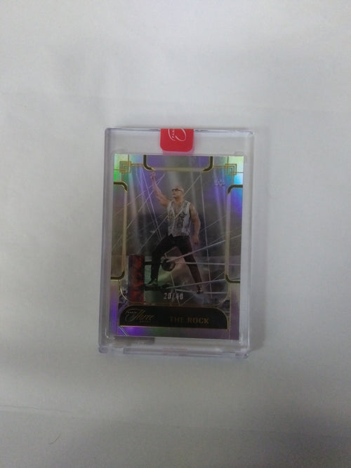 2024 Panini Three Count The Rock #104 WWE Foil Parallel /49