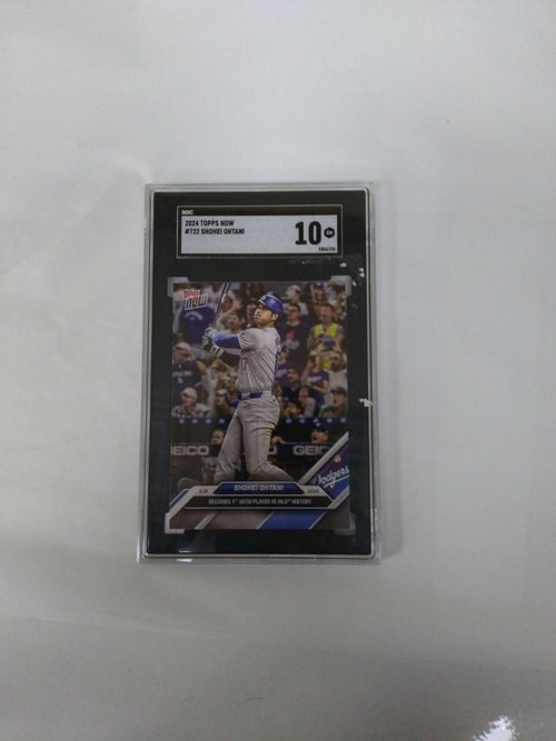2024 Topps Now Shohei Ohtani #722 Blue Parallel 3/22 SGC 10 Gem Mint 50/50 Rare