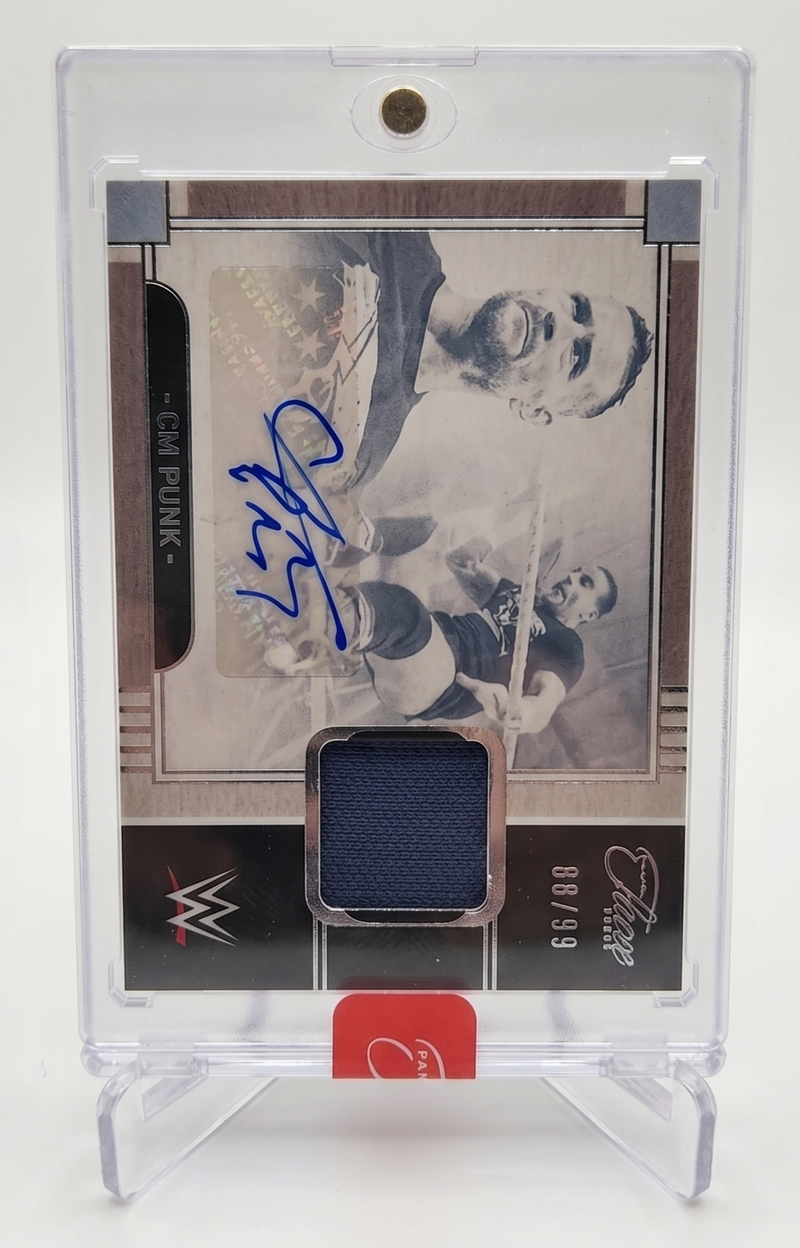 2024 Panini Three Count CM Punk Premium Memorabilia Auto #PM-CMP /99 Raw
