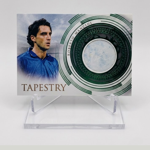 2024 Futera Unique Roberto Mancini TAPESTRY Match Worn Patch /15 Italy