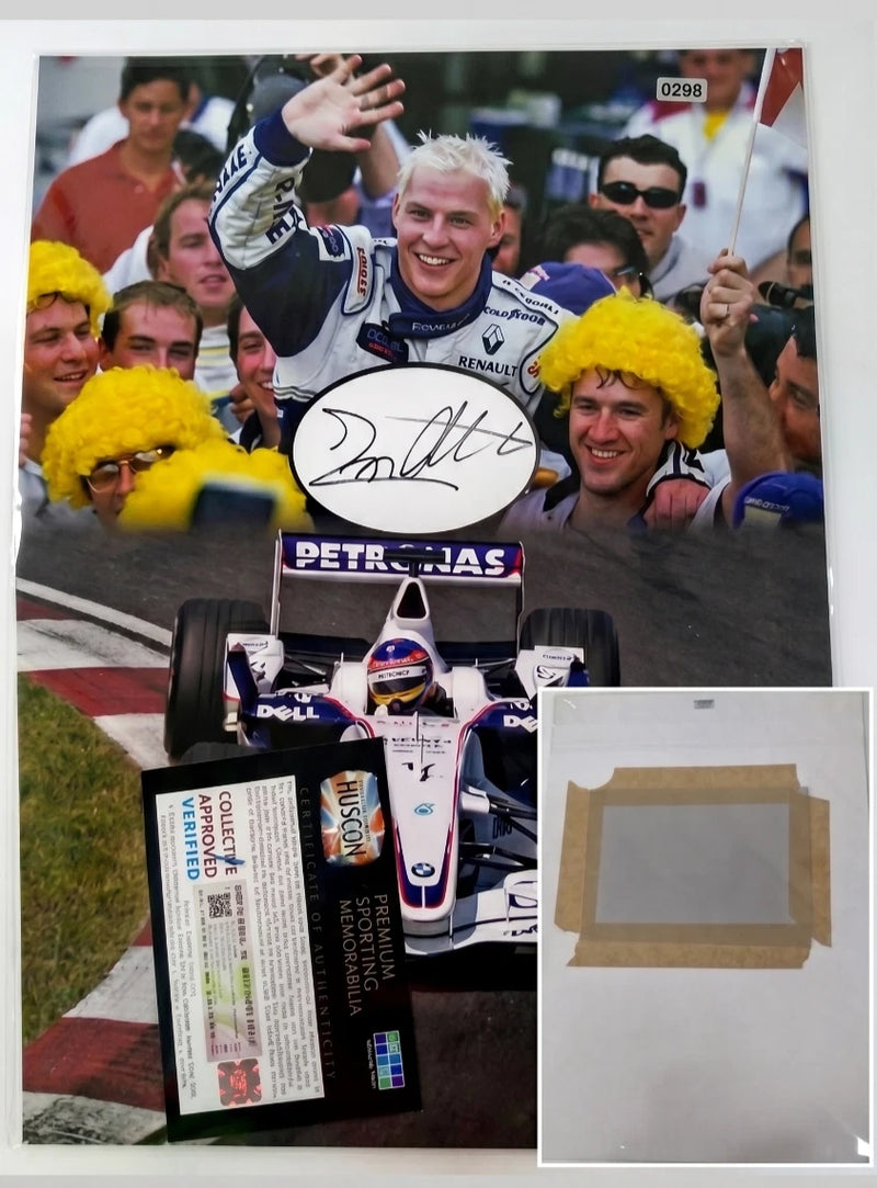 Jacques Villeneuve Autographed 16x12 Photo of Formula 1 Racing Legend