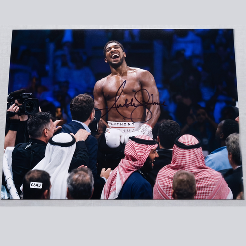 Anthony Joshua Signed 16x12 Photo AJ Edition Champion Collectible Item
