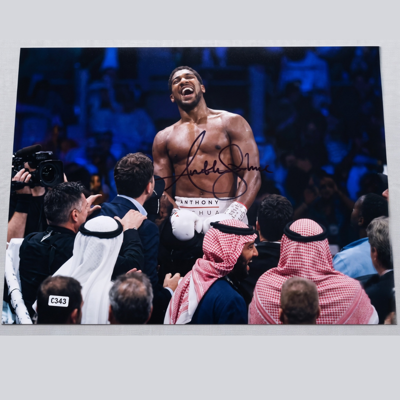 Anthony Joshua Signed 16x12 Photo AJ Edition Champion Collectible Item