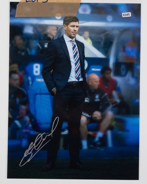 Steven Gerrard Signed 16x12 Photo Captain Fantastic Liverpool Legend Memorabilia