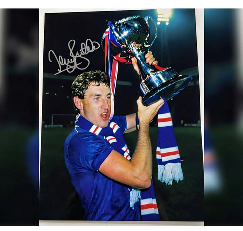 Terry Butcher Signed Photo England Warrior 16x12 Display Memorabilia Print