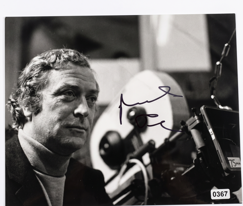Sir Michael Caine Autographed 10x8 Photo of Hollywood Legend Michael Caine
