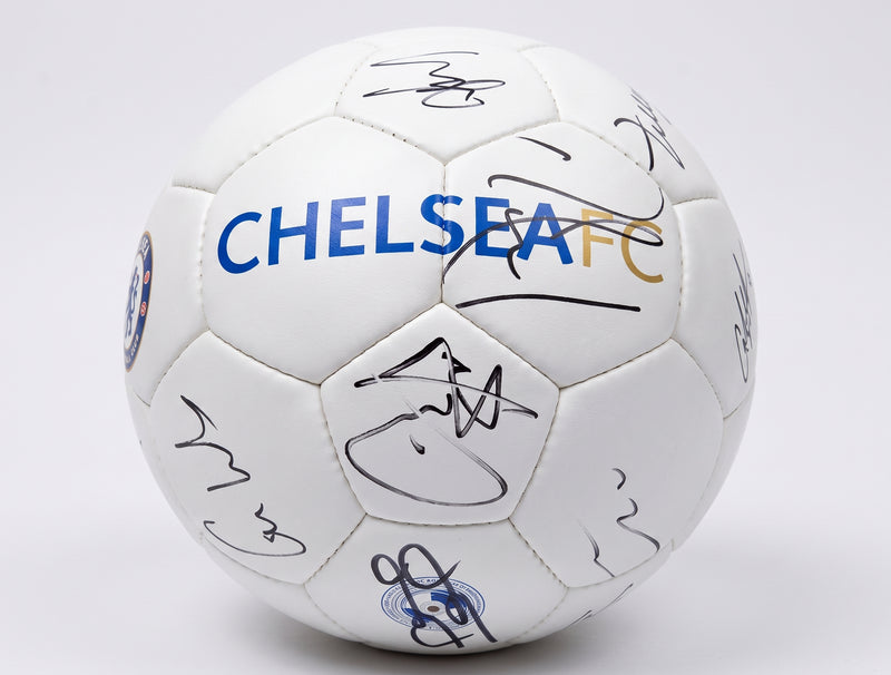 Chelsea 2008-09 FA Cup Winners Signed Soccer Ball with Official Club COA