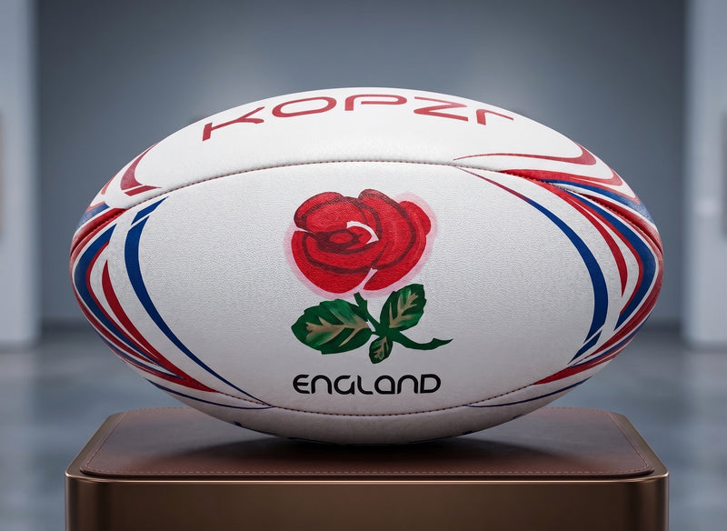 Martin Johnson Signed Full Size Rugby Ball England Legend Rugby Star