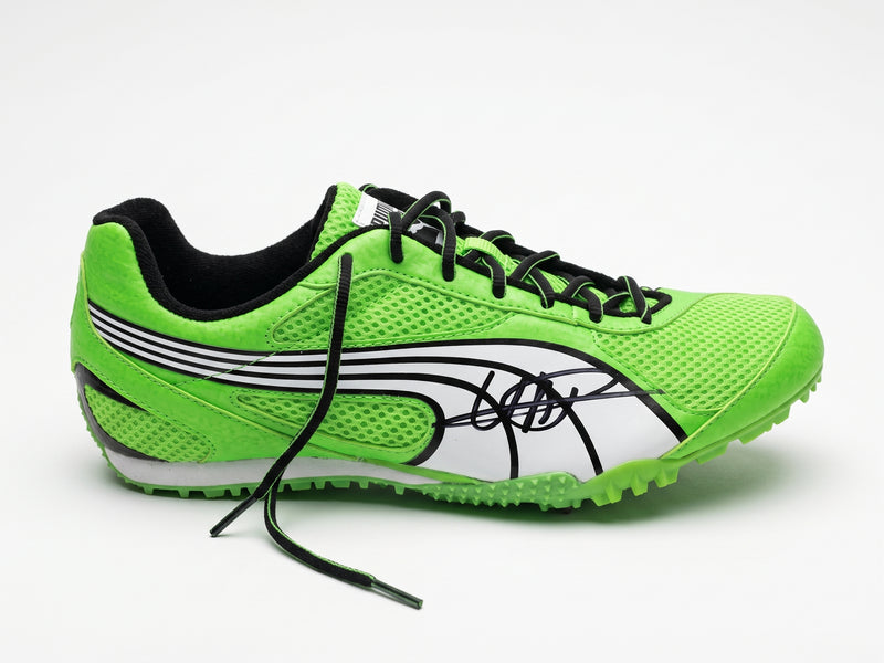 Usain Bolt Signed Lightning Bolt Edition Racing Spikes for Collectors