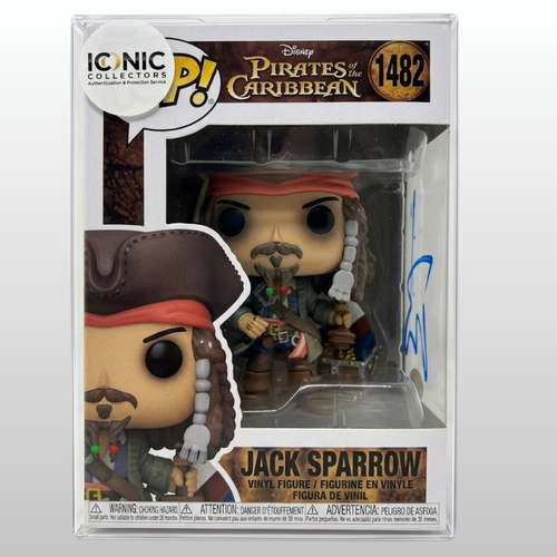 Johnny Depp Signed Pirates of the Caribbean Jack Sparrow Funko Pop Vinyl