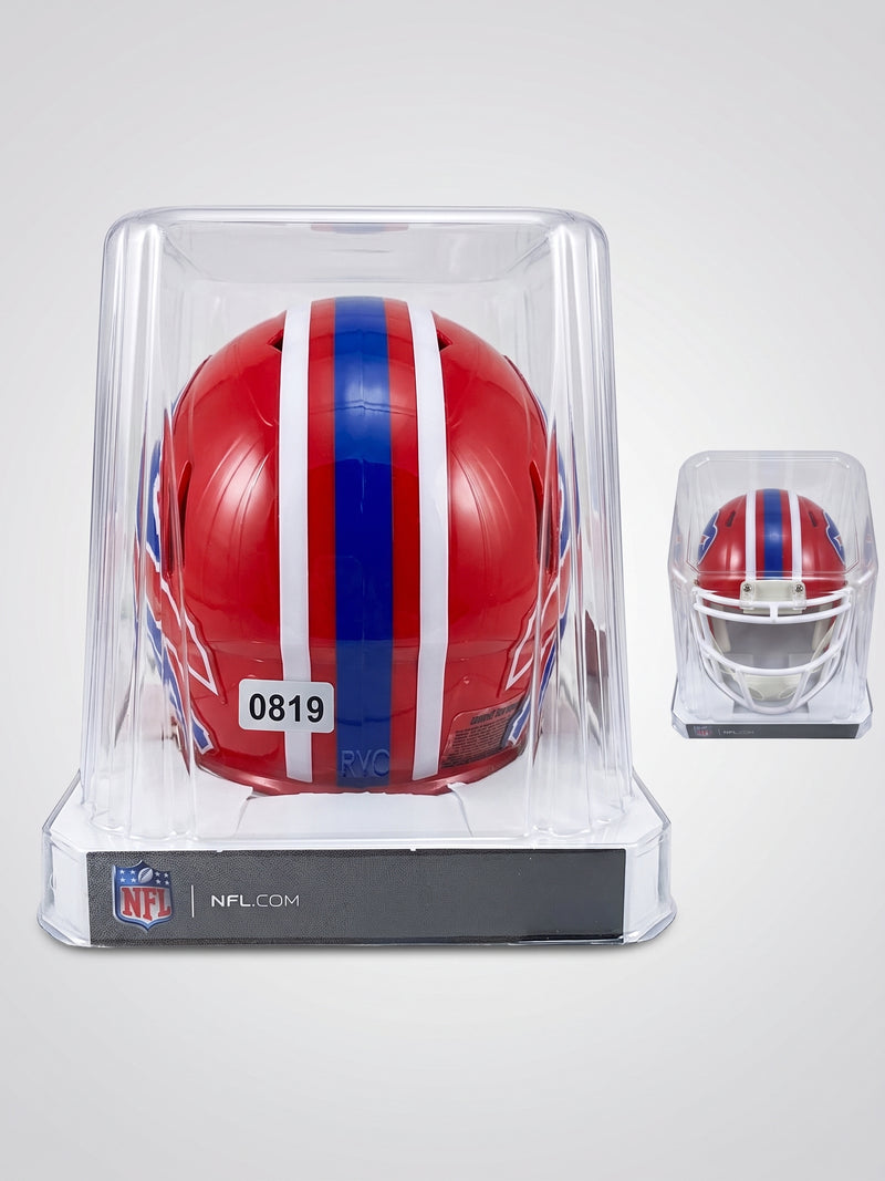 Buffalo Bills Riddell Speed Throwback Mini Helmet 1987-2001 Touchdown History