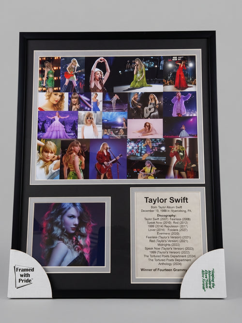 Taylor Swift Collage Wall Art Era Queen Fan Collectible for Swifties Decor