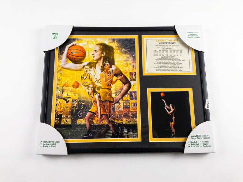 Caitlin Clark Basketball Sensation Next Gen Superstar - With Frame
