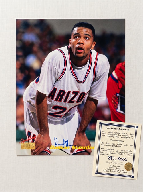 Damon Stoudamire Memorabilia 15 Trailblazing Guard Collectible Item Piece