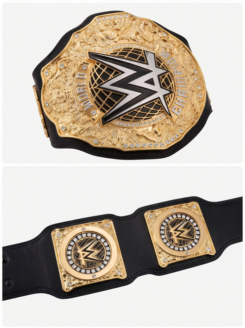 Big Show Signed WWE Championship Belt Inscribed 23x Champ WWE Titan Edition