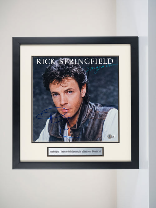 Rick Springfield Autographed Living in Oz Vinyl Album Insert Beckett Cert