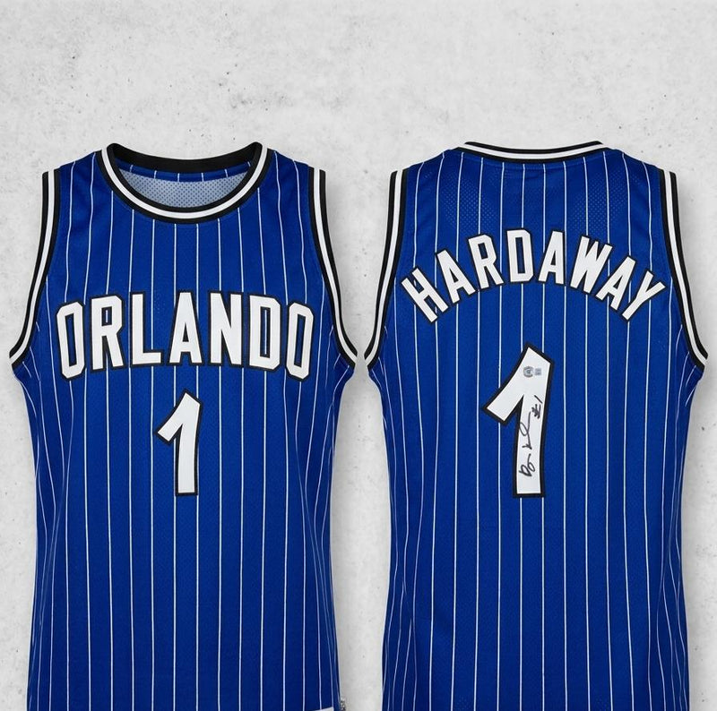 Penny Hardaway Signed Orlando Magic Jersey Beckett Authenticated Memorabilia