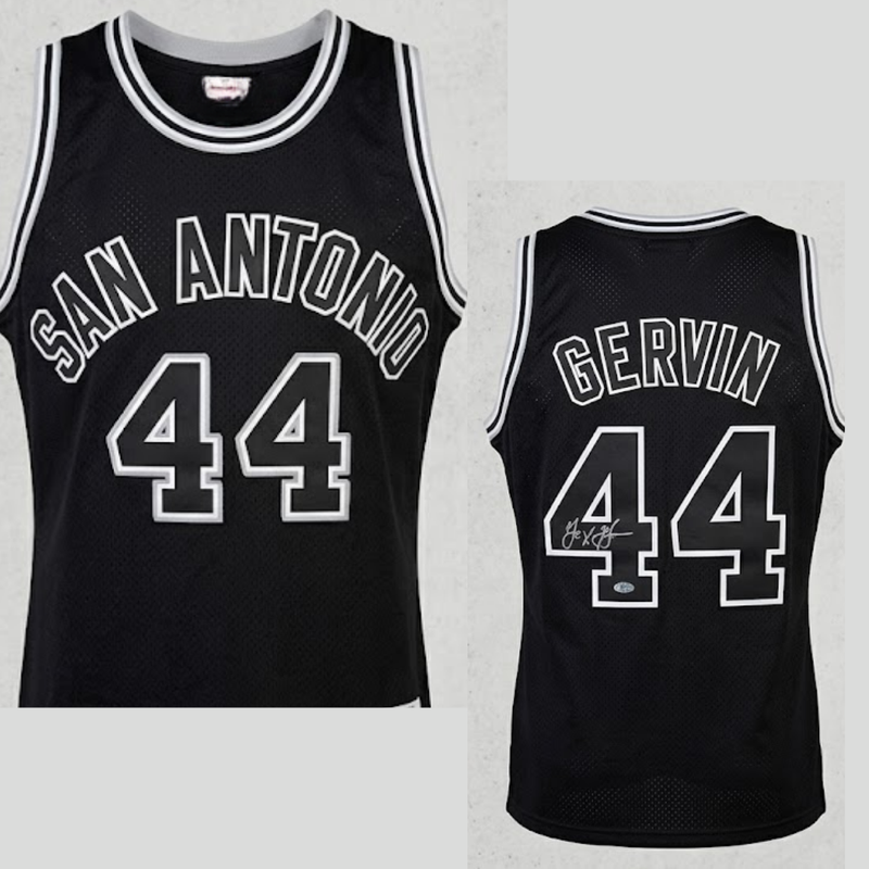 George Gervin Signed Jersey JSA Authentic Iceman Icon Memorabilia Gift
