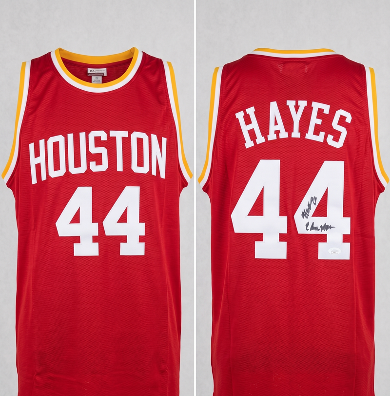 Elvin Hayes Signed Jersey Inscribed HOF 90 JSA Authentic Hall of Famer