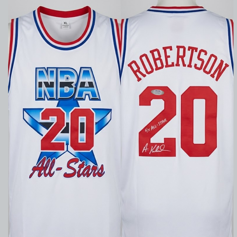 Alvin Robertson Signed Jersey Inscribed 4x All Star PSA NBA Legend