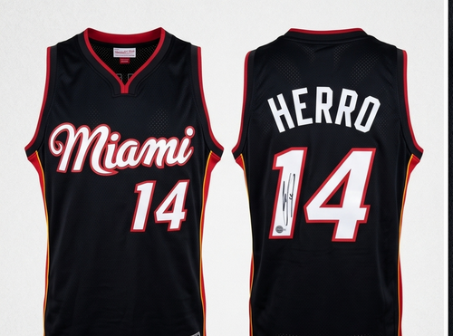 Tyler Herro Signed Jersey Beckett Auth Heat Star Rising Basketball