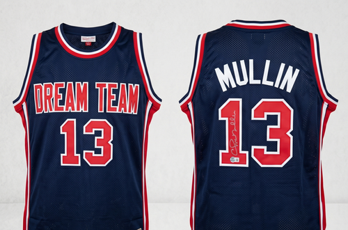 Chris Mullin Signed Jersey Beckett Golden State Legend Basketball