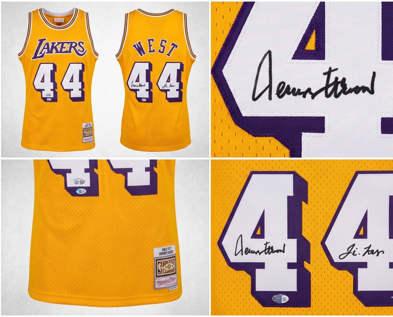 Jerry West Signed Jersey PSA DNA Los Angeles Lakers Basketball Icon