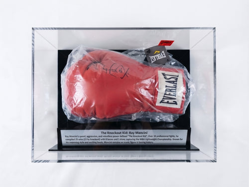 Ray Mancini Signed Everlast Boxing Glove Inscribed Boom Boom for Collectors