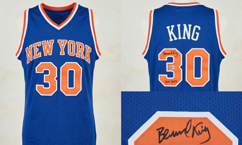 Bernard King Signed Jersey NBA Scoring Machine Authentic Sports Memorabilia