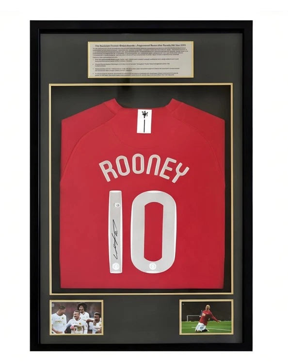 Wayne Rooney Signed Manchester United Nike Authentic Jersey Beckett COA