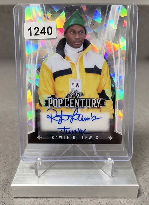 Rawle D. Lewis 2025 Leaf Pop Century Auto /5 BA-RDL  Pop culture collectible