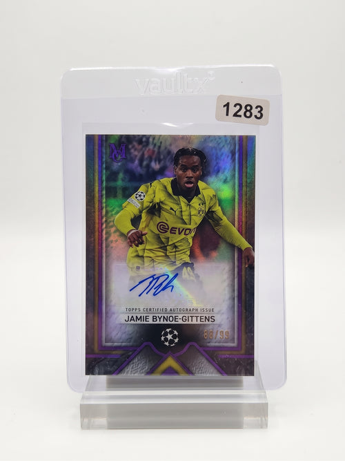 2023-24 Topps Museum جيمي بينو-جيتنز توقيع أرشيفي /23 دورتموند بطاقة مبتدئ؟