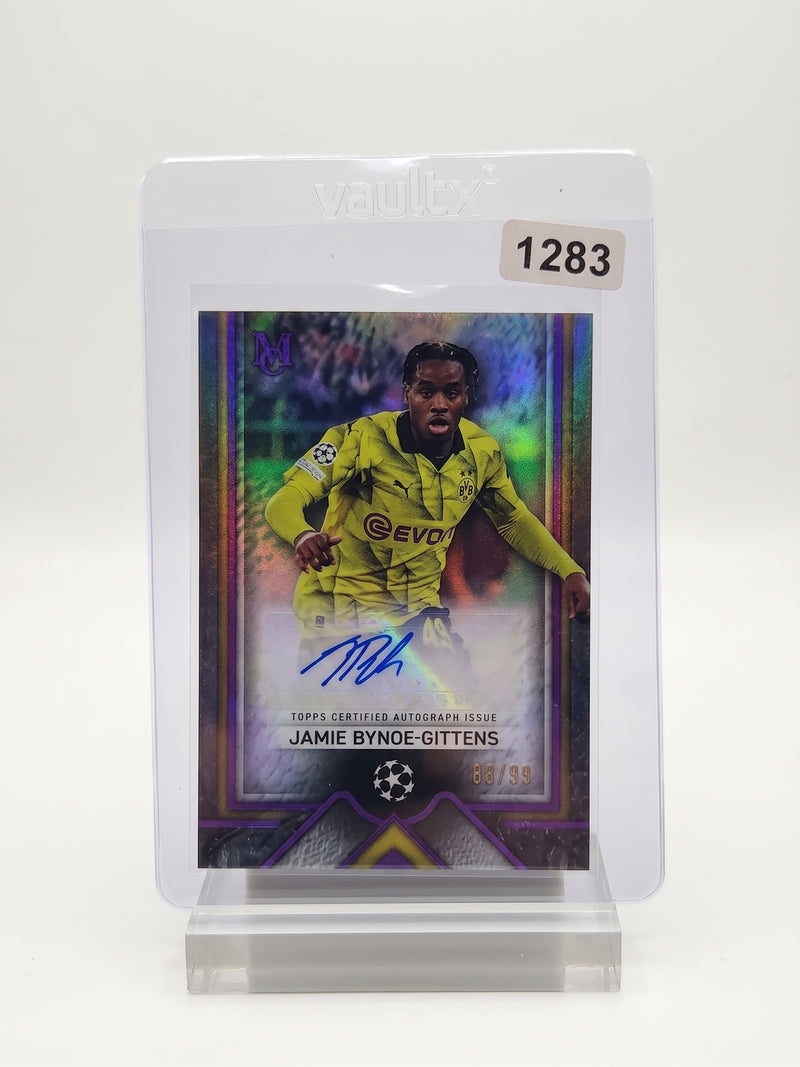 2023-24 Topps Museum جيمي بينو-جيتنز توقيع أرشيفي /23 دورتموند بطاقة مبتدئ؟