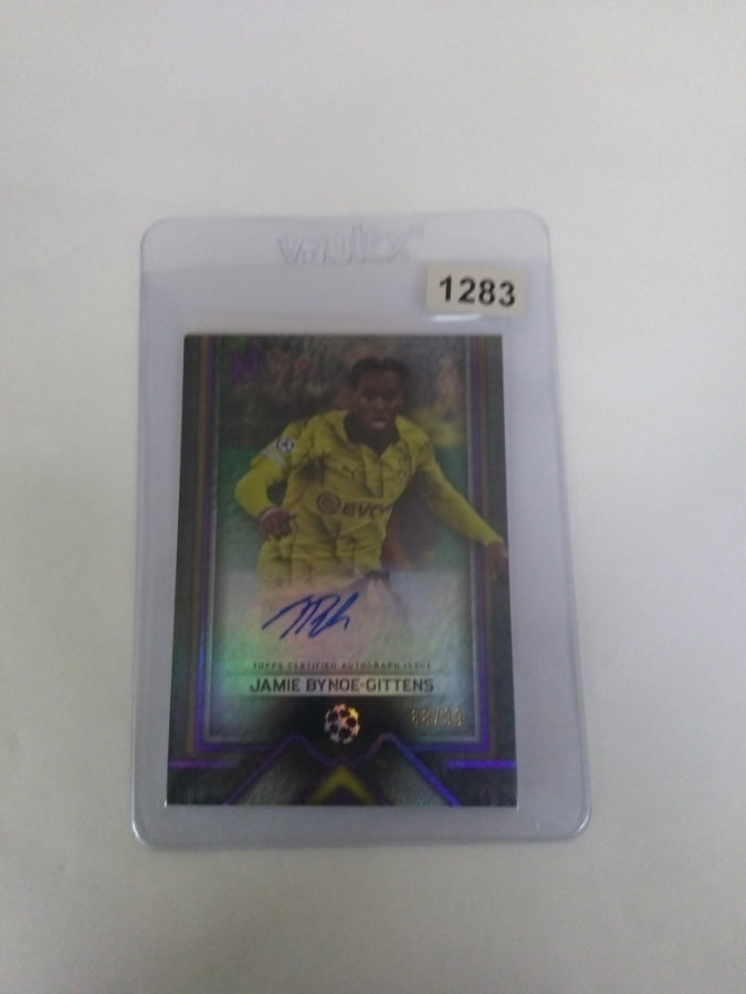 2023-24 Topps Museum Jamie Bynoe-Gittens Archival Auto /23 Dortmund RC?