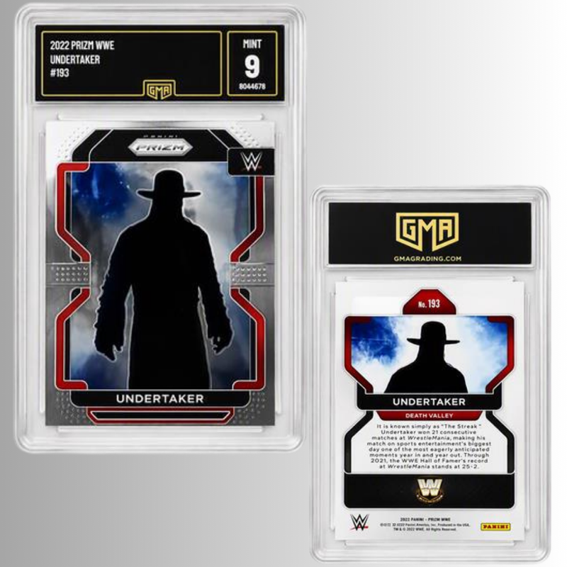 2022 Panini Prizm WWE Undertaker No. 193 Mint 9