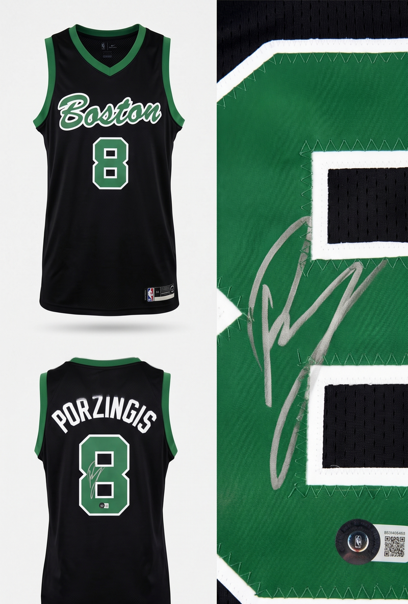 Kristaps Porzingis Signed Jersey Beckett Authenticated for Collectors and Fans