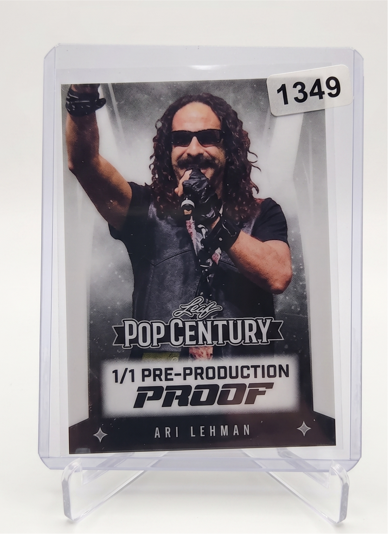 2025 Leaf Pop Century Ari Lehman Silver Proof 1/1 Friday the 13th Jason Voorhees