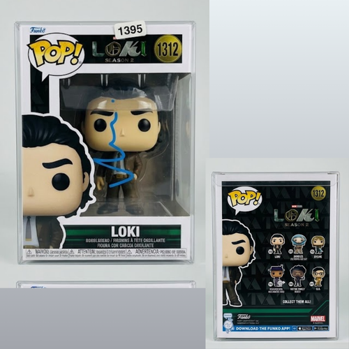 Matt Damon Signed Loki 1312 Funko Pop Marvel Asgardian Actor Autograph AWM COA