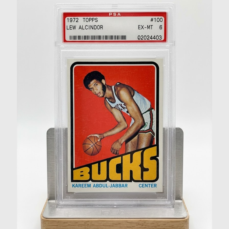 Certified 1972 Topps Kareem Abdul-Jabbar Basketball Card - Vintage Collectible!