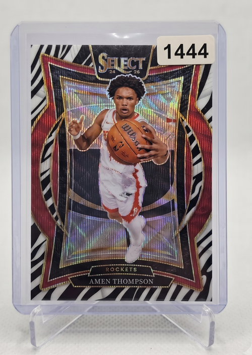 Panini Select Zebra Concourse Mint 59 Amen Thompson Card for Collectors