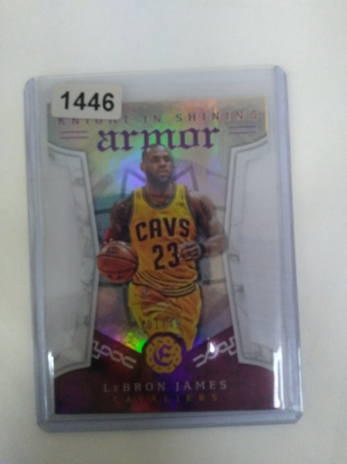 2016 Panini Excalibur LeBron James Knight In Shining Armour Die Cut 49