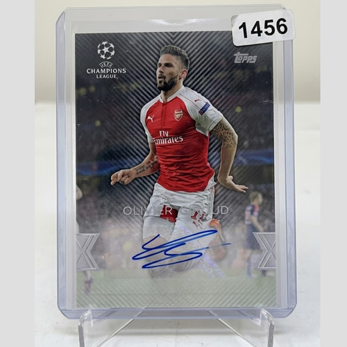 Olivier Giroud 2015-16 Topps UEFA Champions League Autograph CLA-OG Card