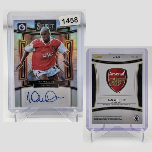 2023-24 Panini Select Premier League Ian Wright Autograph Card S-IW Rare