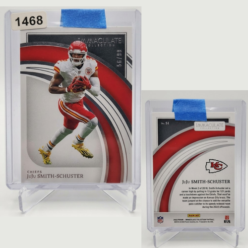 2022 Panini Immaculate JuJu Smith-Schuster Card Limited Edition of 99
