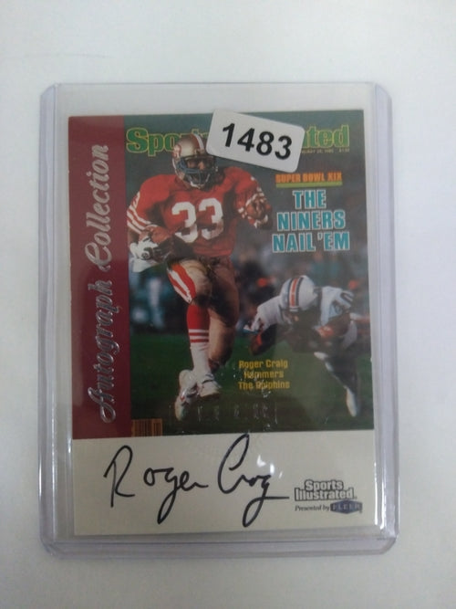 Roger Craig 1999 Autographed Fleer Sports Illustrated Trading Card