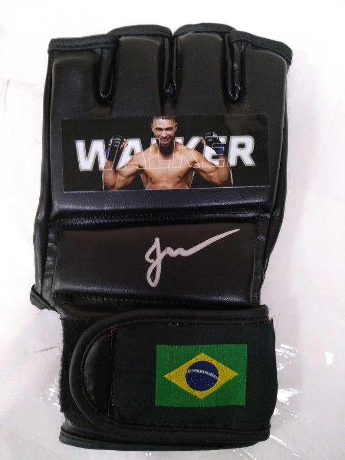 Authentic Johnny Walker Signed Custom MMA Fight Glove from Brazil PA 2023