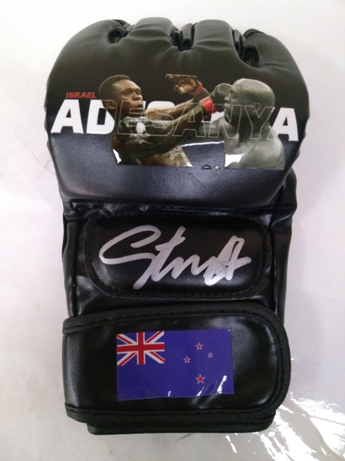 Israel Adesanya Signed Custom MMA Fight Glove with Beckett Authentication