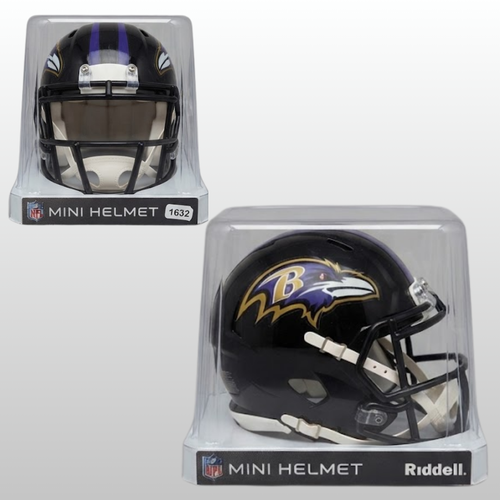 Ray Lewis Autographed Ravens Speed Mini Helmet Beckett Certification