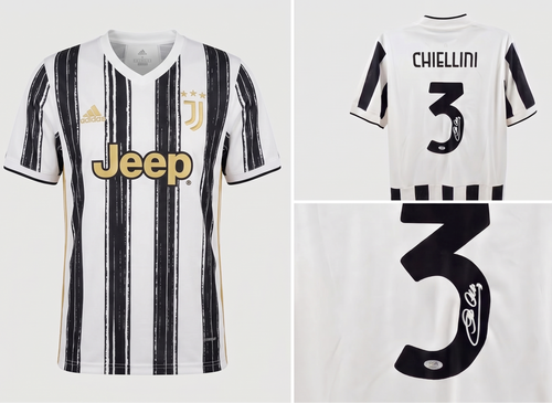 Giorgio Chiellini Signed Adidas Juventus Jersey with Beckett Authentication
